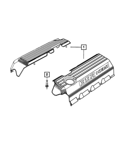 Engine Identification, Service Engines & Engine Service Kits for 2012 Dodge Charger #1