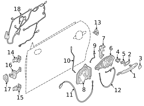 Lock & Hardware for 2015 Mini Cooper #5