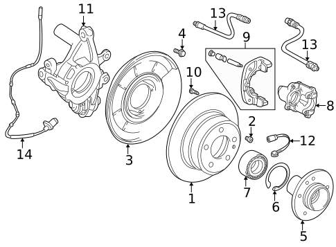 Anti-Lock Brakes for 1999 BMW 740iL #2