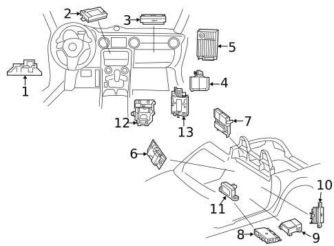 Electrical Components for 2021 Mercedes-Benz E 450 #7