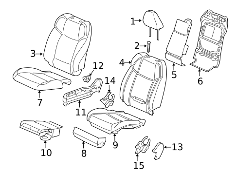 Heated Seats for 2017 Acura TLX #0