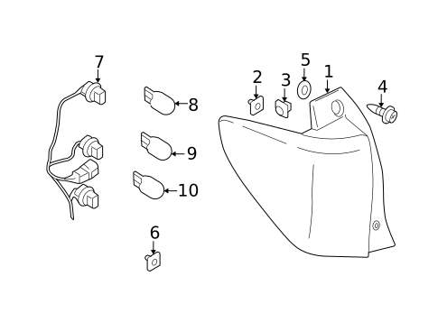 Bulbs - Chassis for 2013 Subaru Forester #2