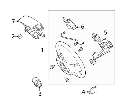 Steering Wheel & Trim for 2012 Lexus RX350 #1