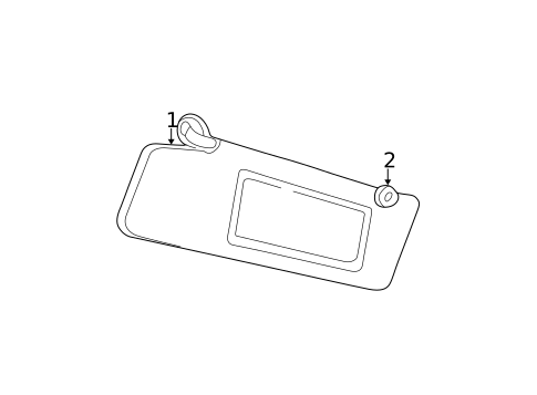 Interior Trim - Roof for 2003 Chrysler Sebring #2