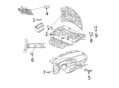 Labels for 2006 Dodge Magnum #0