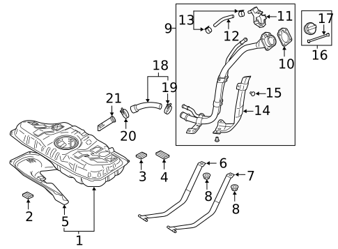 Fuel System Components for 2019 Hyundai Veloster #0