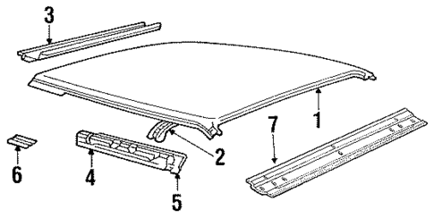 Roof for 1985 Mercury Grand Marquis #1