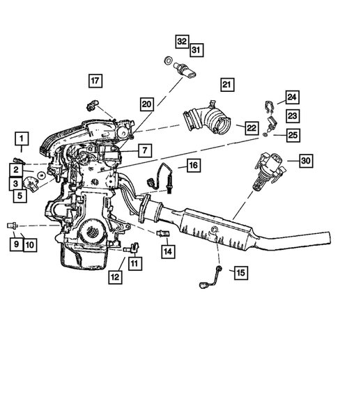 Sensors for 2004 Chrysler PT Cruiser #0