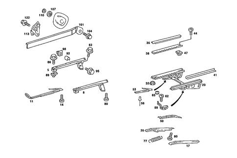 Seat Adjuster for 1985 Mercedes-Benz 380SE #0