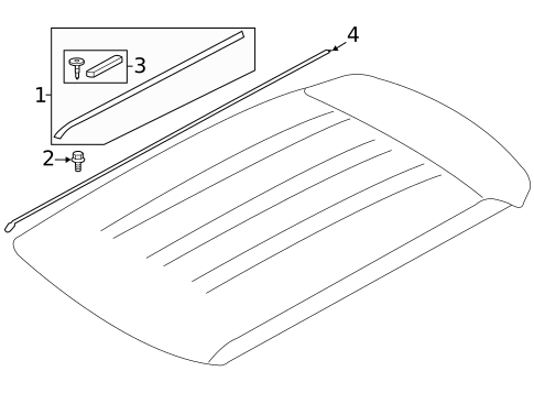Exterior Trim - Roof for 2017 Land Rover Range Rover Sport #0