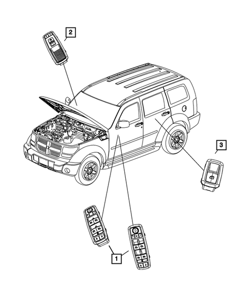 Switches for 2008 Dodge Nitro #1