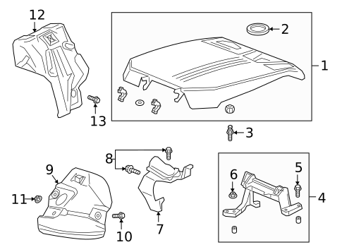 Engine Appearance Cover for 2025 Cadillac CT5 #1