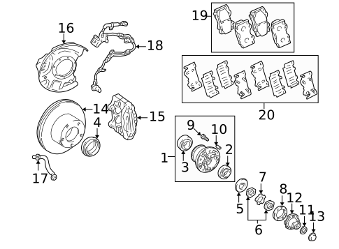 Anti-Lock Brakes for 1998 Toyota Land Cruiser #2