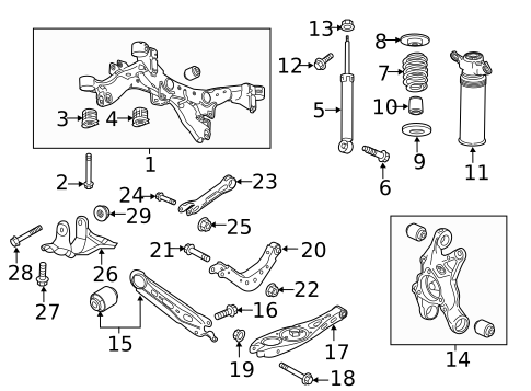 Rear Suspension for 2019 GMC Terrain #2