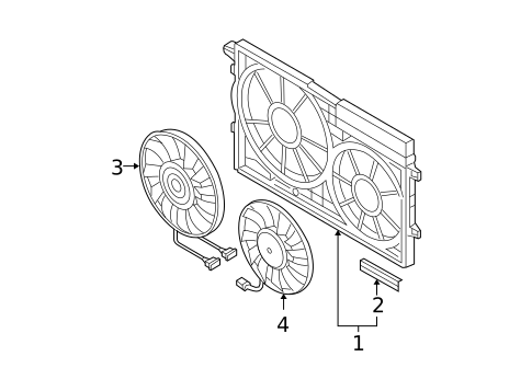 Condenser, Compressor & Lines for 2006 Volkswagen Passat #3