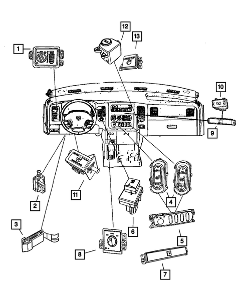 Switches for 2010 Dodge Ram 3500 #2