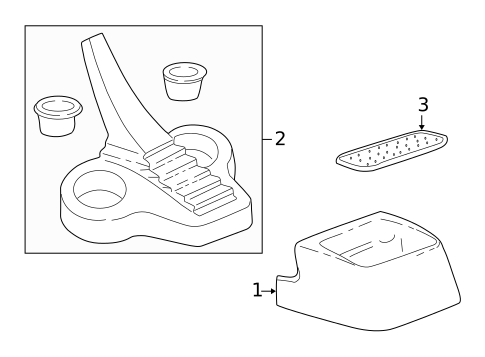 Center Console for 2002 Ford Explorer Sport #2