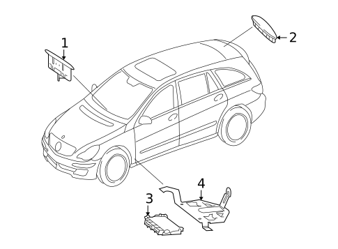 Electrical Components for 2007 Mercedes-Benz R 63 AMG® #4