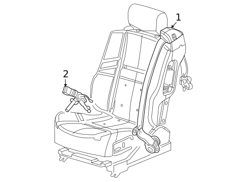Seat Belt for 2007 Cadillac CTS #0