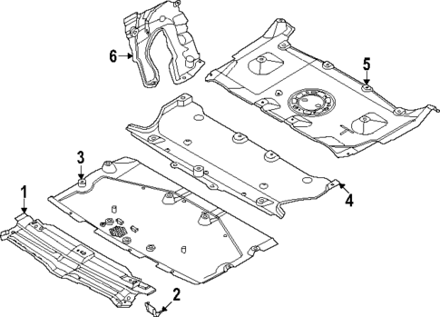 Splash Shields for 2024 BMW 530i xDrive #0