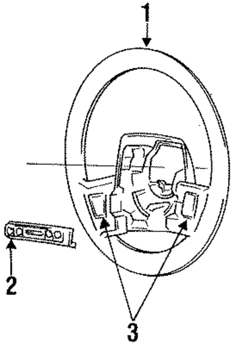 Steering Wheel & Trim for 1993 Jeep Grand Cherokee #0