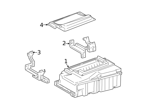 Electrical Components for 2013 Lexus GS450h #3