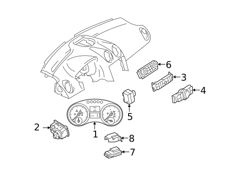Switches for 2009 Mercedes-Benz GL 450 #0