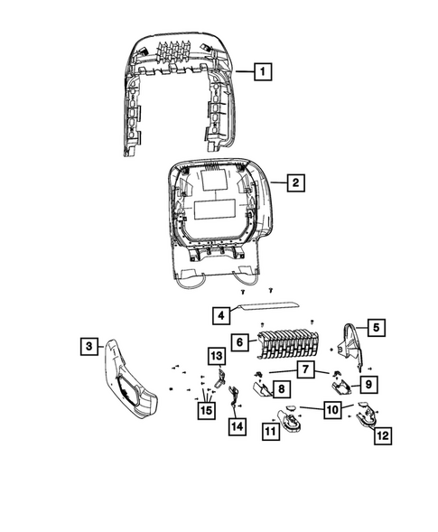 Front Seats - Adjusters, Recliners, Shields and Risers for 2025 Jeep Wagoneer S #1
