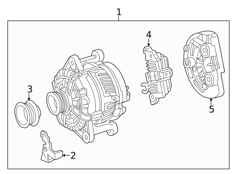 Alternator for 2008 Mercedes-Benz SL550 #0