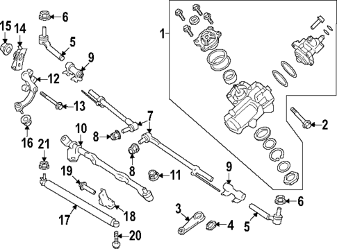 Steering Gear & Linkage for 2024 Ford F-350 Super Duty #2