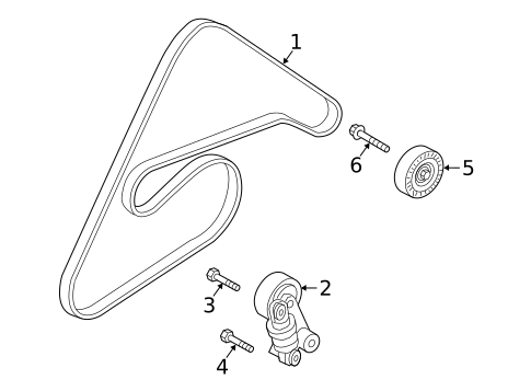 Belts & Pulleys for 2021 Genesis G70 #1