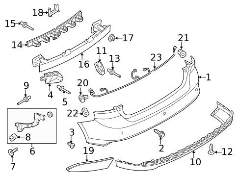 Bumper & Components - Front for 2016 Ford Focus #3