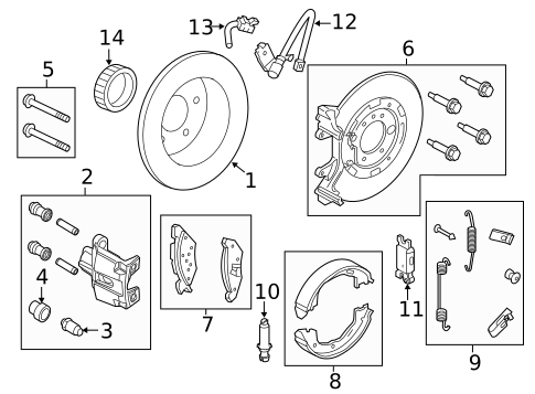 Front Brakes for 2006 Ford Crown Victoria #1