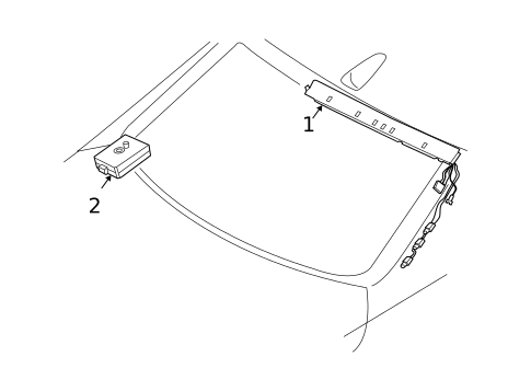 Antenna & Radio for 2008 BMW 535xi #1
