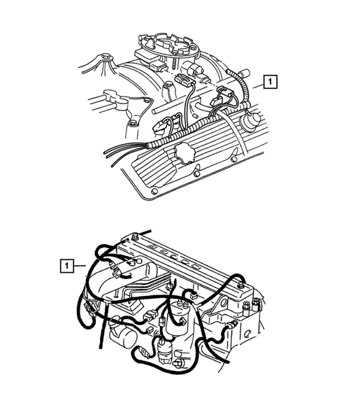 Wiring-Engine & Related Parts for 2001 Dodge Ram 2500 #0