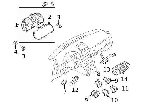 Automatic Temperature Controls for 2010 Lincoln MKZ #1
