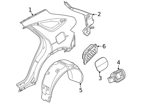 Quarter Panel for 2023 Genesis GV70 #0
