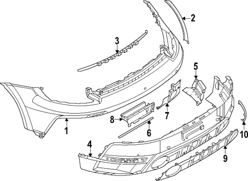 Bumper & Components - Rear for 2023 Porsche 911 #1