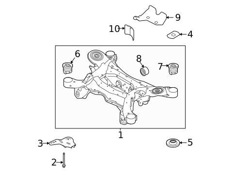 Suspension Mounting for 2020 Land Rover Defender 90 #1
