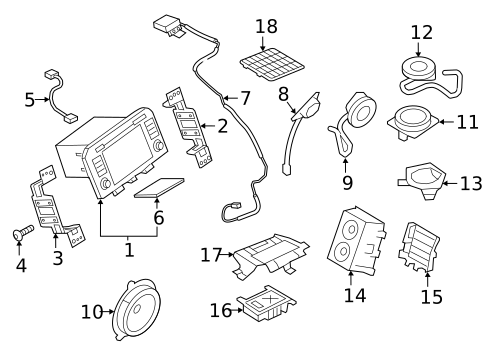 Antenna & Radio for 2024 Nissan GT-R #1