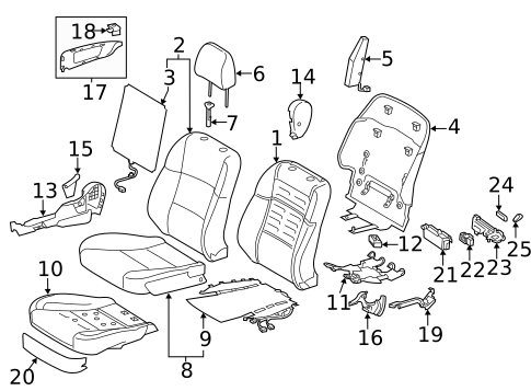 Lumbar Control Seats for 2013 Lexus GS450h #0