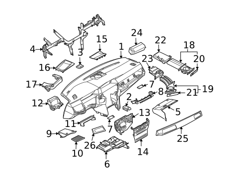 Instrument Panel for 2008 BMW 535xi #0