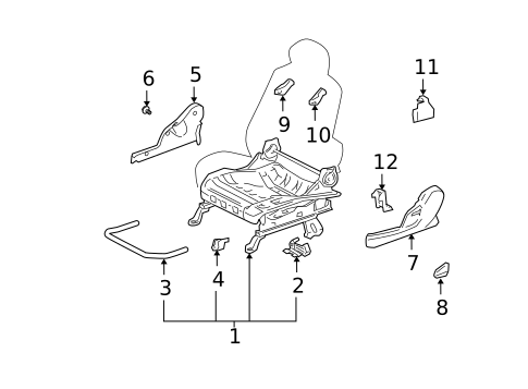 Tracks & Components for 2005 Scion xB #0