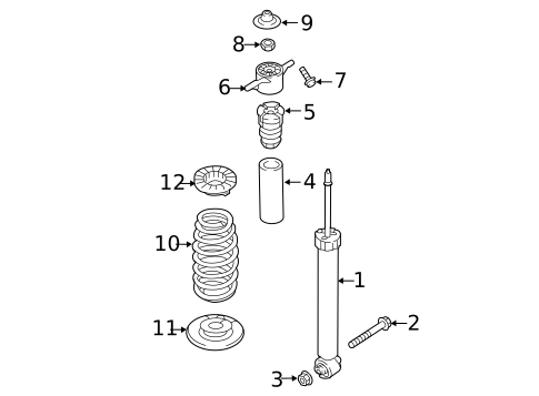 Struts & Components for 2019 Hyundai Elantra GT #1