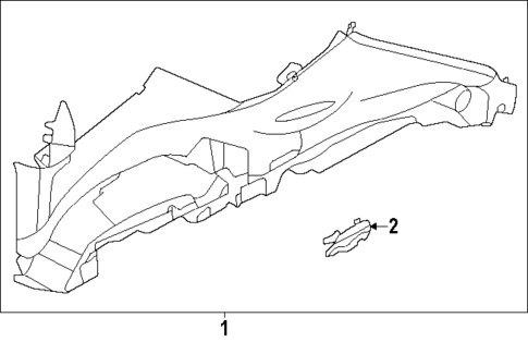 Interior Trim - Quarter Panels for 2024 Subaru Impreza #0