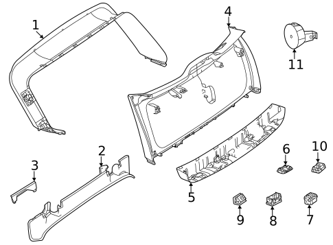 Interior Trim for 2022 Mercedes-Benz GLS 63 AMG® #0
