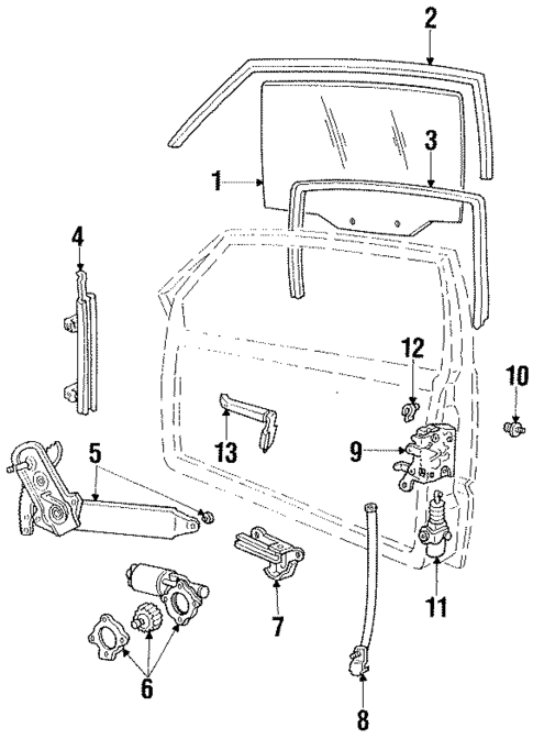 Door for 1985 Lincoln Mark VII #0