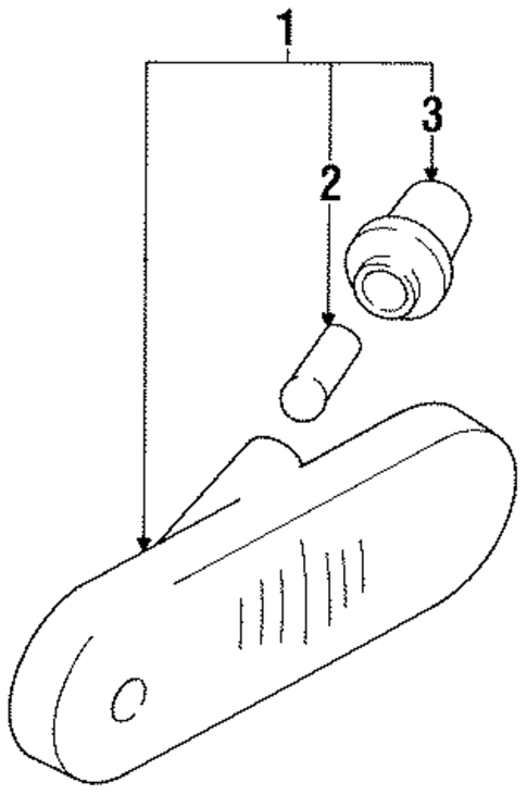 Bulbs - Chassis for 1991 Nissan Stanza #1
