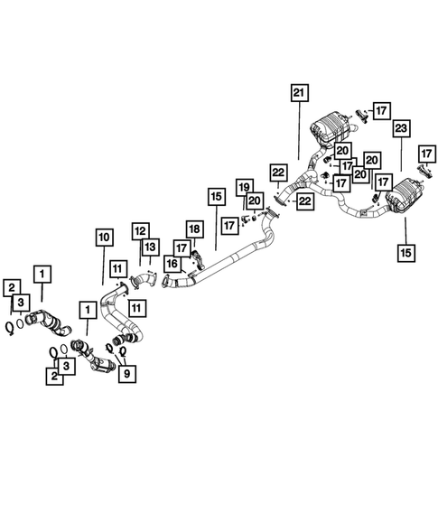 Exhaust System for 2023 Jeep Grand Wagoneer #5