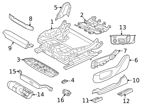 Power Seats for 2024 BMW X6 #4